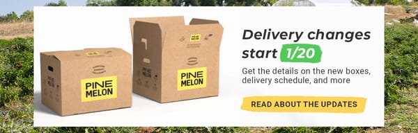 Delivery updates at PineMelon